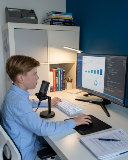 Pako werkt aan een website voor een klant